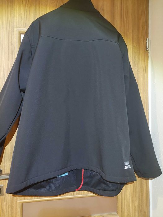 kurtka czarna soft shell 4XL