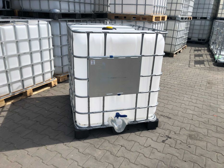 ZBIORNIK regenerowany 1000 l Mauzer, IBC PO SPOŻYWCE - olej kokosowy