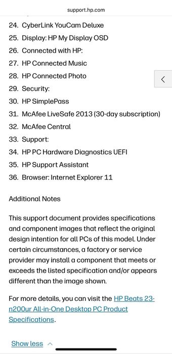 Computador HP Envy Beats Audio all in one