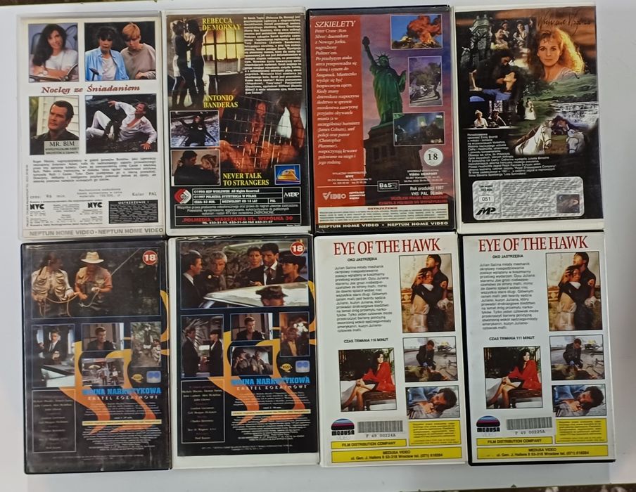 Kasety VHS z filmami