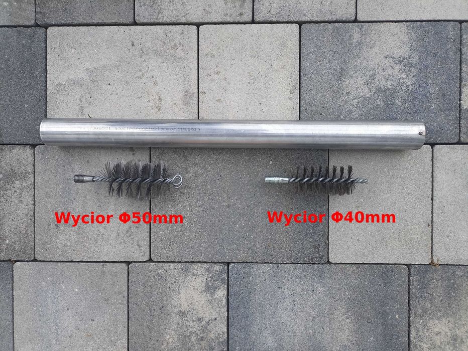 Rura odkurzacz wycior szczotka kotła pellet płomienica Kostrzewa Defro