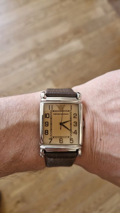 Zegarek Emporio Armani AR-0403 kostka,tank