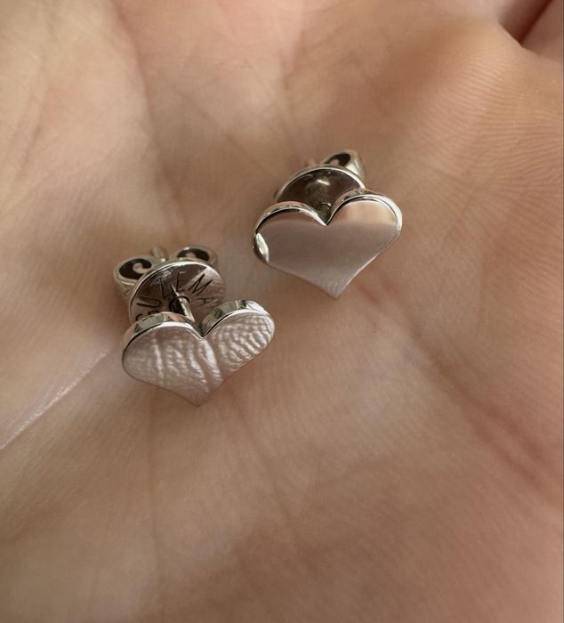 Сережки, пласке серденько, GUZEMA