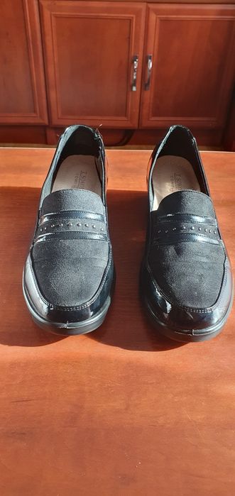 Mokasyny czarne rozmiar 38