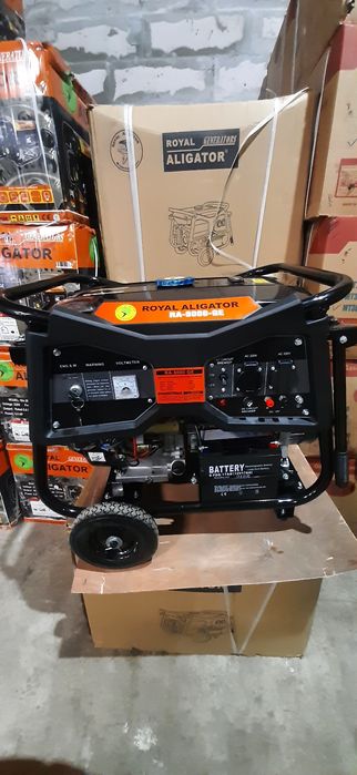 Генератор бензиновий ROYAL ALIGATOR RA-8000-GE 7.5 кВт