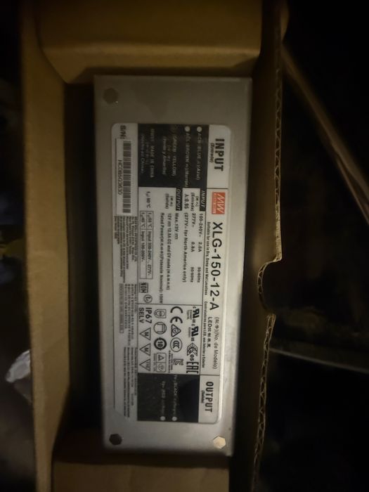Zasilacz led Mean Well XLG 12v 150wat