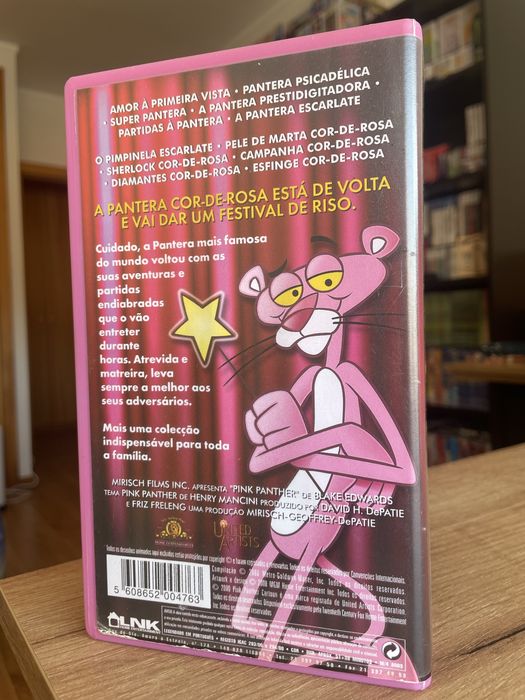 Vhs dupla pantera cor de rosa espetaculo do riso