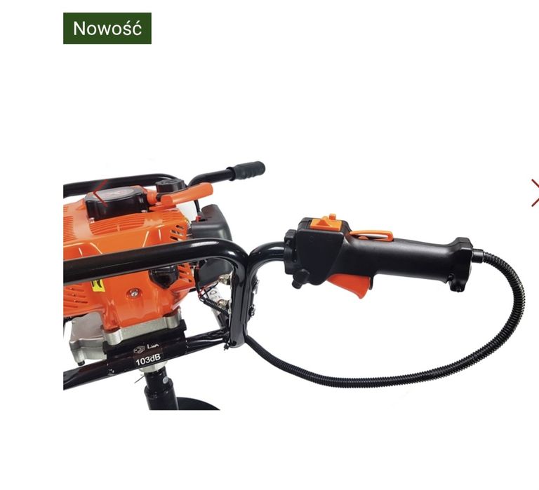 Świder spalinowy 2 osobowy wiertło 250mm