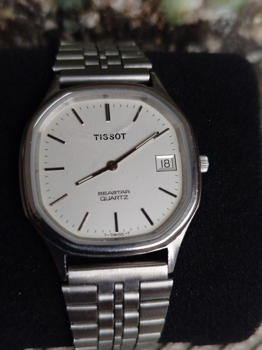 Tissot seaster, lata 80,Swiss made , vintage w stylu Seiko, Citizen, Casio