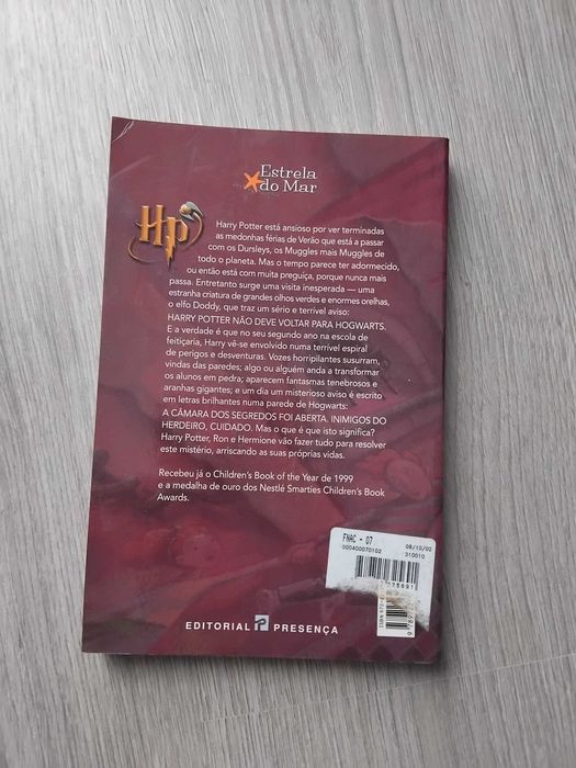 Livro Harry Potter e a Câmara dos Segredos de J. K. Rowling 17ª Edição
