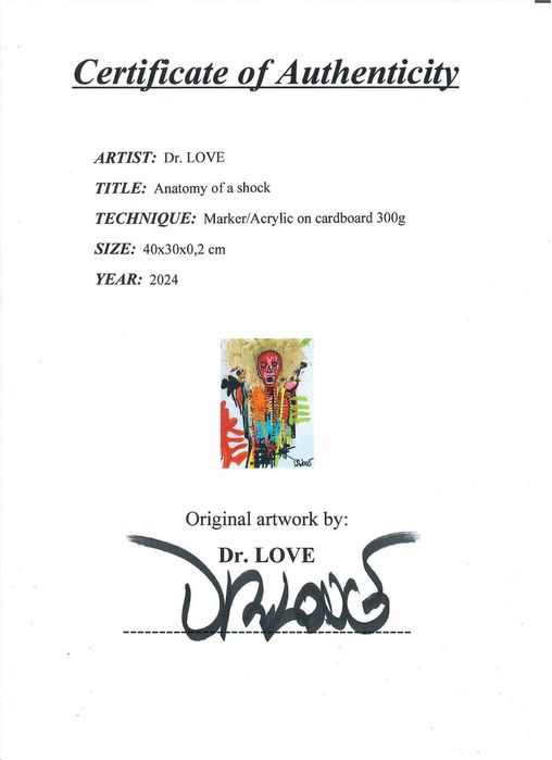 Pintura - Dr. LOVE - Anatomy of a Shock
