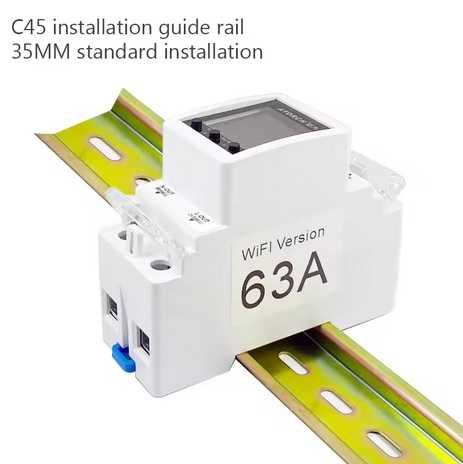 Disjuntor Medidor de Energia KWh Medição de Energia