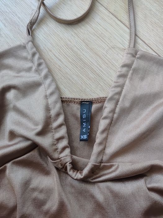 Bluzka top Amisu XS 34 złota