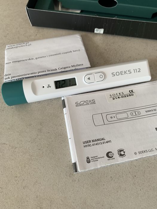SOEKS 112 licznik GEIGERA. Ideał , wskaznik promieniowania