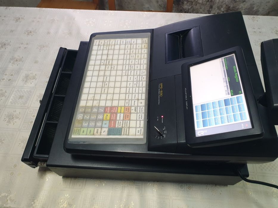 Caixa Registadora Touch POS S4S SPS-530 a Funcionar (Completa