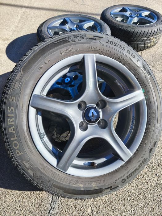 Колеса Renault Megane Scenic Clio Dokker Lodgy Zoe Sandero Stepway Logan KIA Rio Hyundai Accent i20 Suzuki Opel R16(4*100)+205/55/16 шини зимові Barum