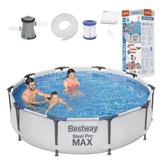 Каркасний басейн BestWay 56408 Steel Pro Max 305 х 76 см