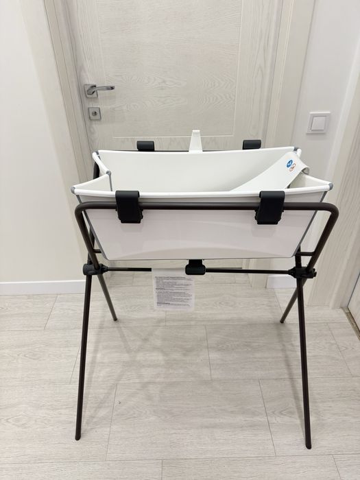 Набір Stokke Flexi Bath: ванночка складна, адаптер, підставка