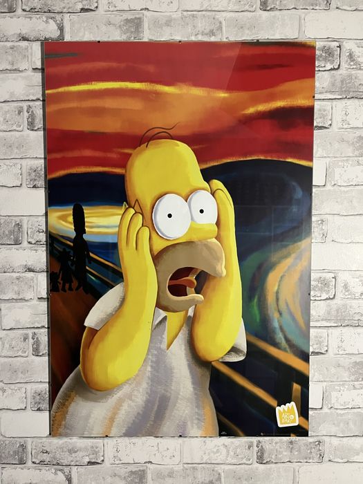 Obraz simpson krzyk młodzieżowy plakat