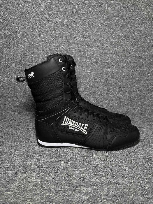 Боксерки кросівки для боксу LONSDALE Contender Boxing - Розмір 43.5/27.5см
