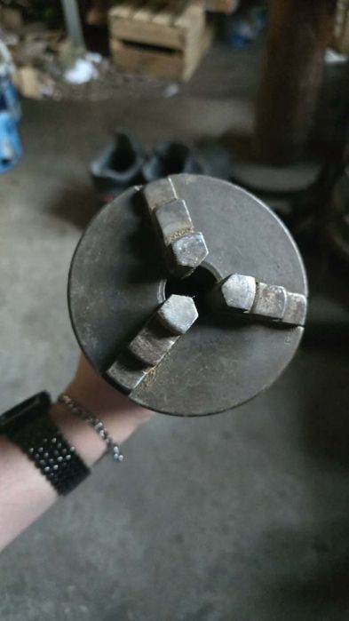 Uchwyt tokarski 3-szczękowy ok. 110 mm na stożku Morse'a MK5