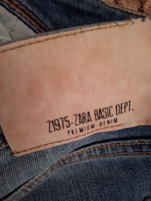Spodnie jeansowe rybaczki 36