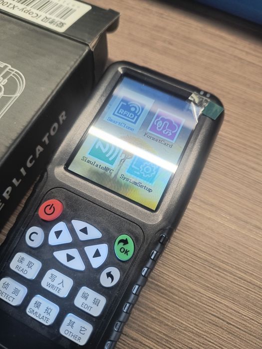 Inteligenty skaner iCopy x100 NFC WiFi domofon breloki karty