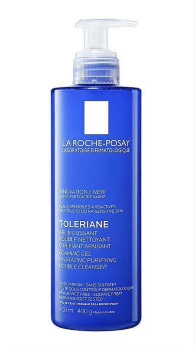 Зволожувальний очищувальний гель-мус La Roche-Posay подвійної дії