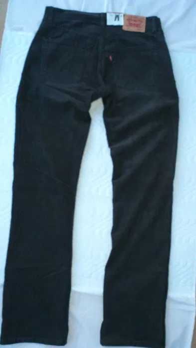 Джинсы Levi*Strauss 401,НОВЫЕ,чёрный ВЕЛЬВЕТW33L36.ПП-42,Дл-118,ВИНТАЖ