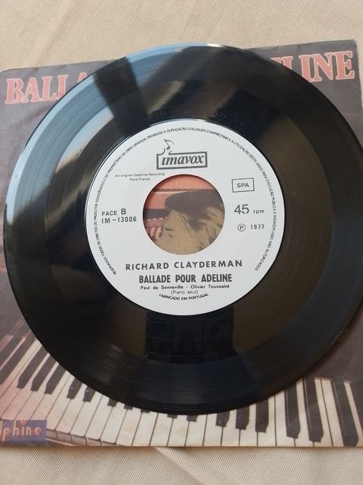 2 discos 45 rpm Tom Jones e Richard Clayderman