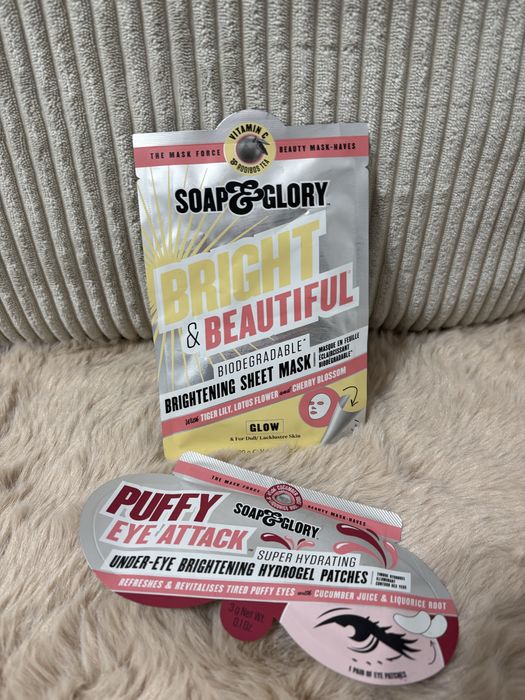 Maska do twarzy i płatki pod oczy Soap Glory