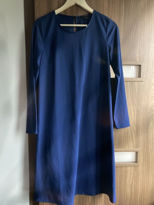 sukienka S niebieska nowa bez metki