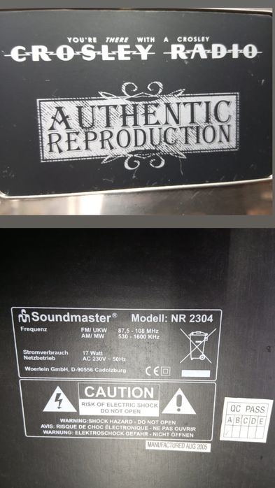 Radio z gramofonem Crolsey NR2304 Sound Master