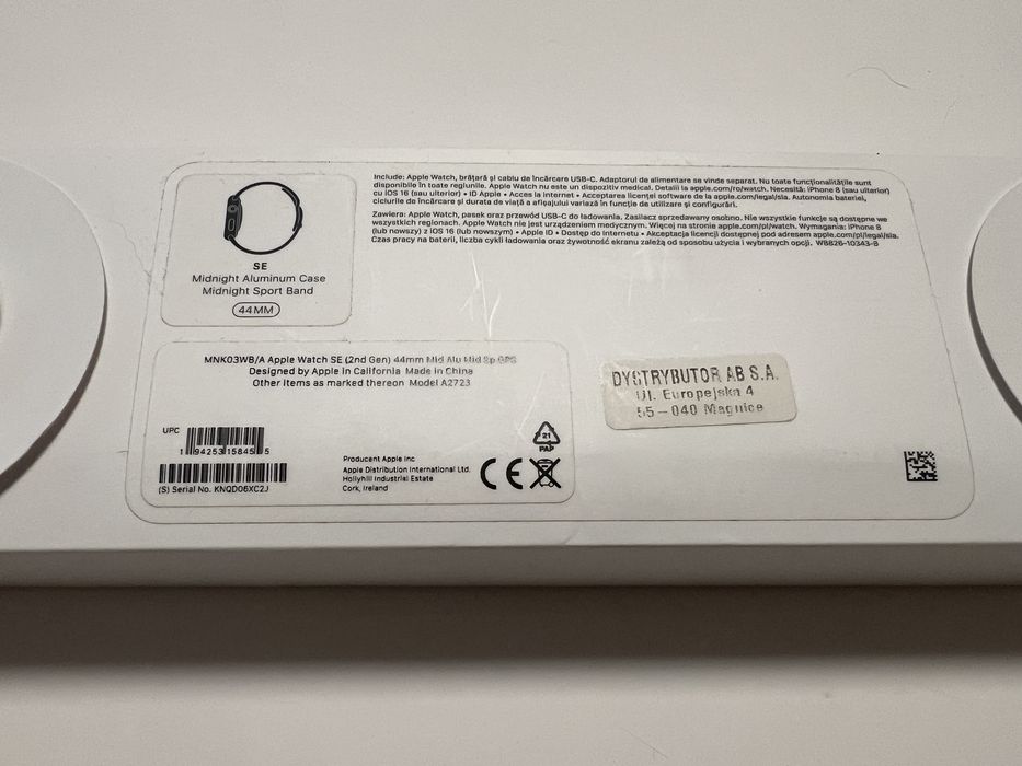 Apple Watch SE 2 44mm uszkodzony