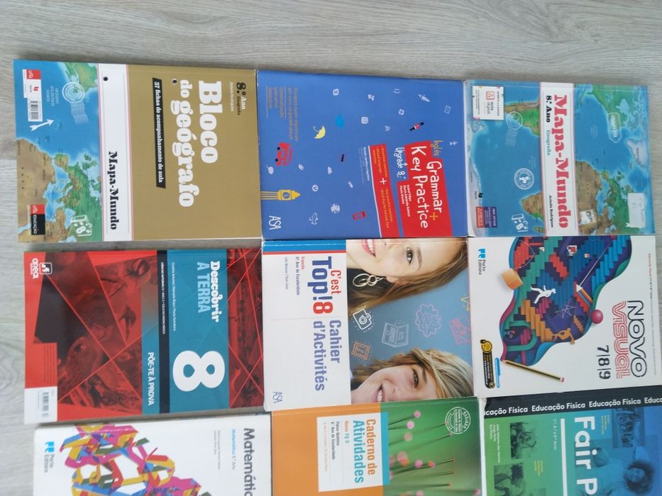 Cadernos de Atividades do 7° Ano e 8° Ano como Novo