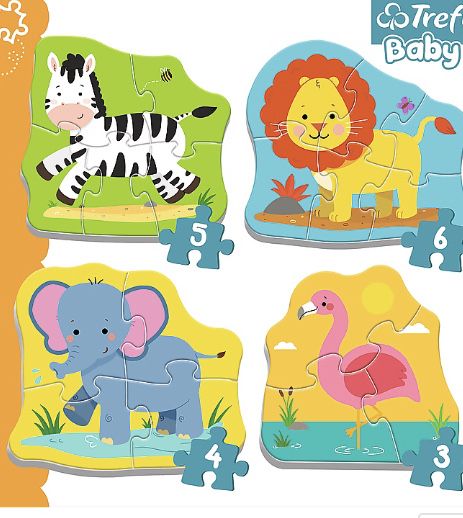 Puzle dla 2-3 latka w stanie bardzo dobrym