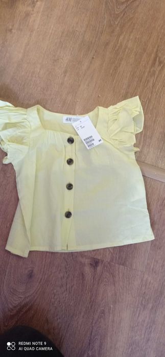 Bluzka bluzeczka H&M 86/92 lato NOWA!
