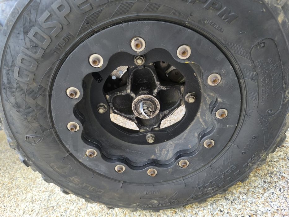 4 jantes beadlock furação Yamaha (traseiras Hiper 9)
