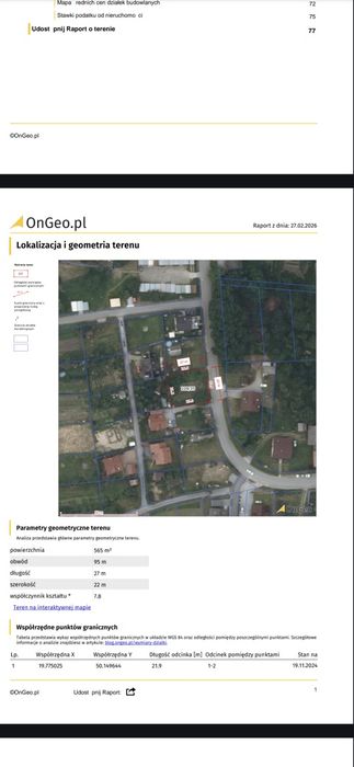 Działka budowlana 5,65a Karniowice | blisko Krakowa | media