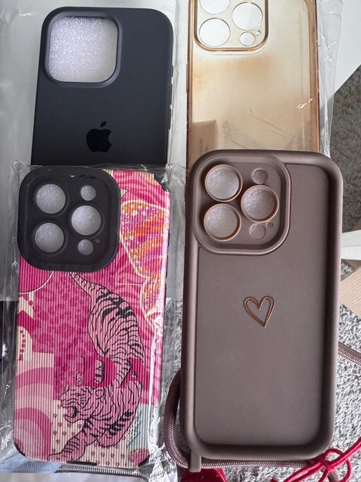 iPhone 15 Pro 256GB Branco Titânio | Impecável + Capas