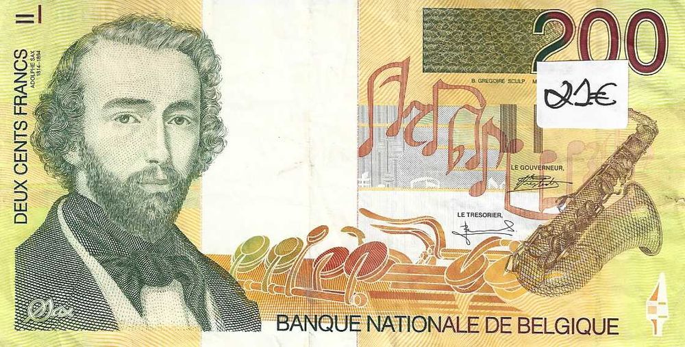 Notas antigas - Bélgica