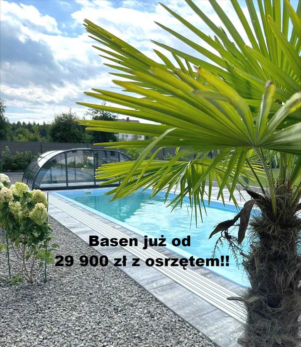 Basen poliestrowy Bacelona 8,5 x 3,2x 1,55 m tylko 29 900 z osprzętem!!
