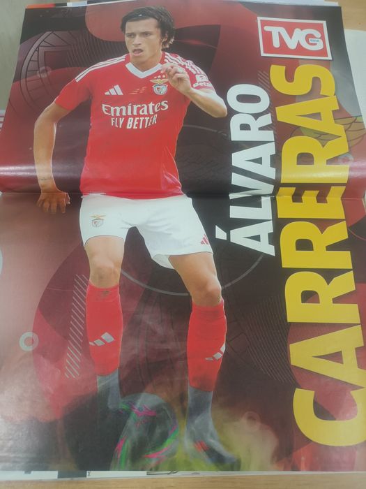 Poster de jogador de futebol do Benfica
