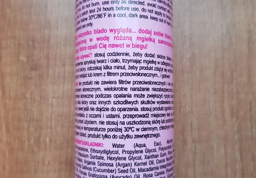 B.Tan mgiełka samoopalająca do twarzy i ciała