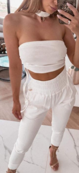 Komplet la diva bialy