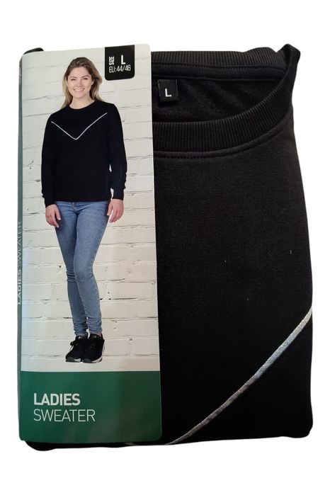 Damska bluza / sweter czarny rozmiar L (44/46)