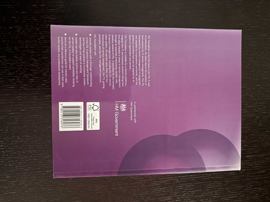 ITIL Foundation, ITIL 4 Edition Miękka oprawa - książka