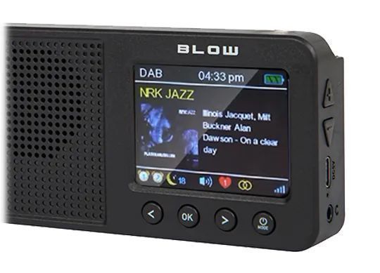 Radio kuchenne cyfrowe FM DAB+ przenośne BLOW RK3 Bluetooth 77-573#