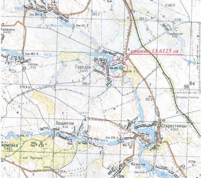 Земельна ділянка з водним обєктом, площею 18,7212 га, Житомирська обл.