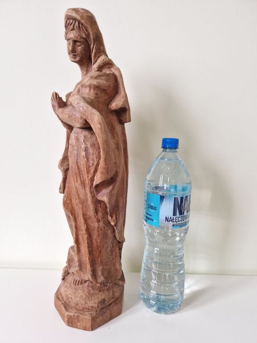 Figura Matki Boskiej – rzeźba drewniana 51 cm – Hiszpania